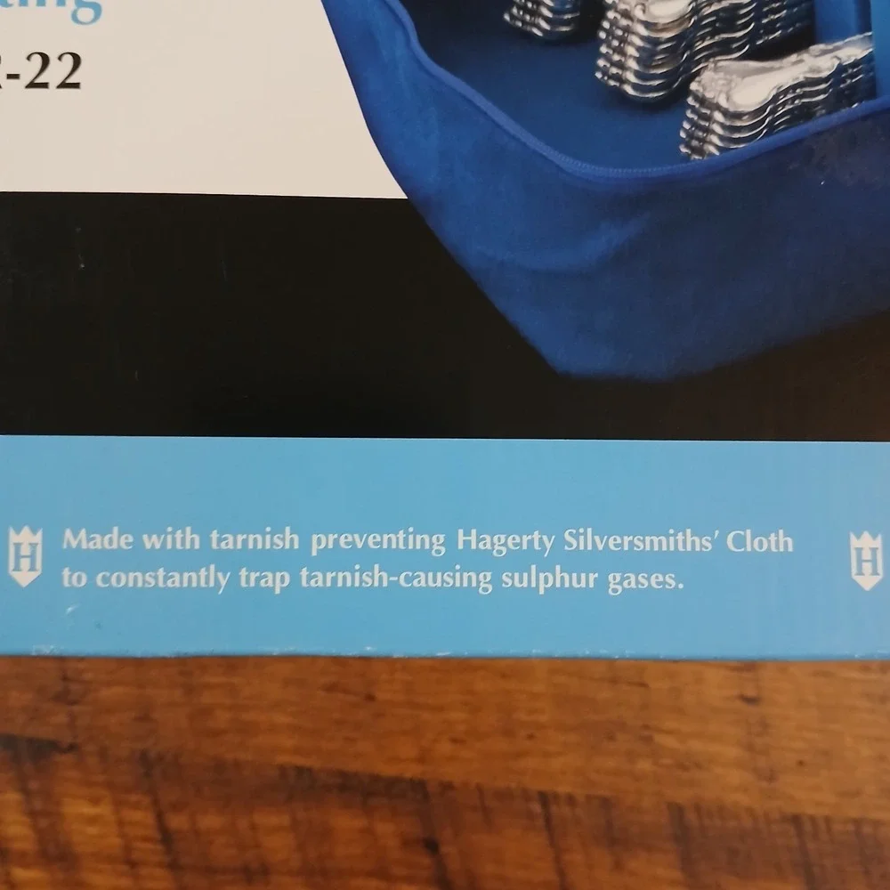 Hagerty Zippered Flatware Storage Drawer Liner -Tarnish Preventative Silverwa...